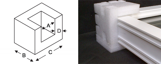 Closed Foam Corner