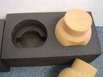 Foam Insert to hold Sandstone